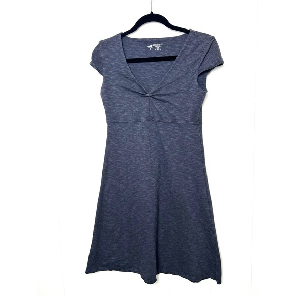 Horny Toad Dresses & Skirts - Horny Toad Dress Women's S Grey Organic Cotton Blend A-Line V-Neck Athleisure